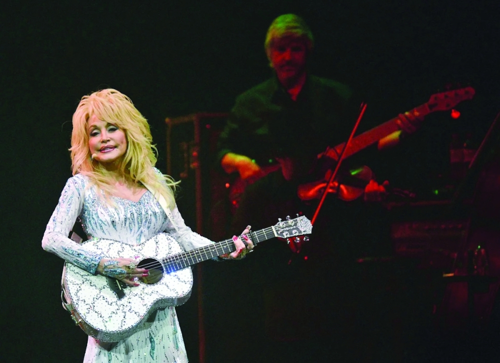 The late country music singer, songwriter and philanthropist Dolly Parton. —dpa