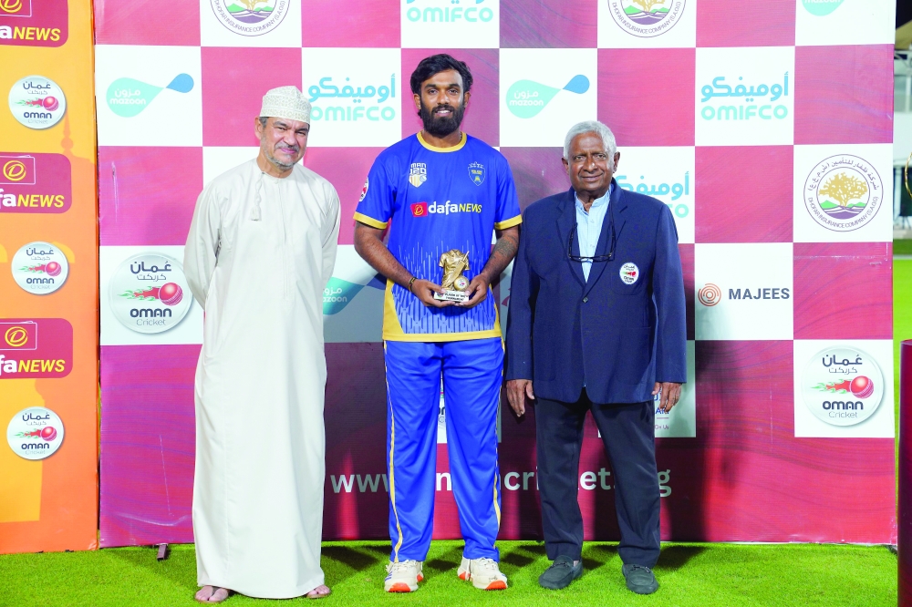 Gautam Sagar of Royal Oman Stallions won the Player of the Tournament award.