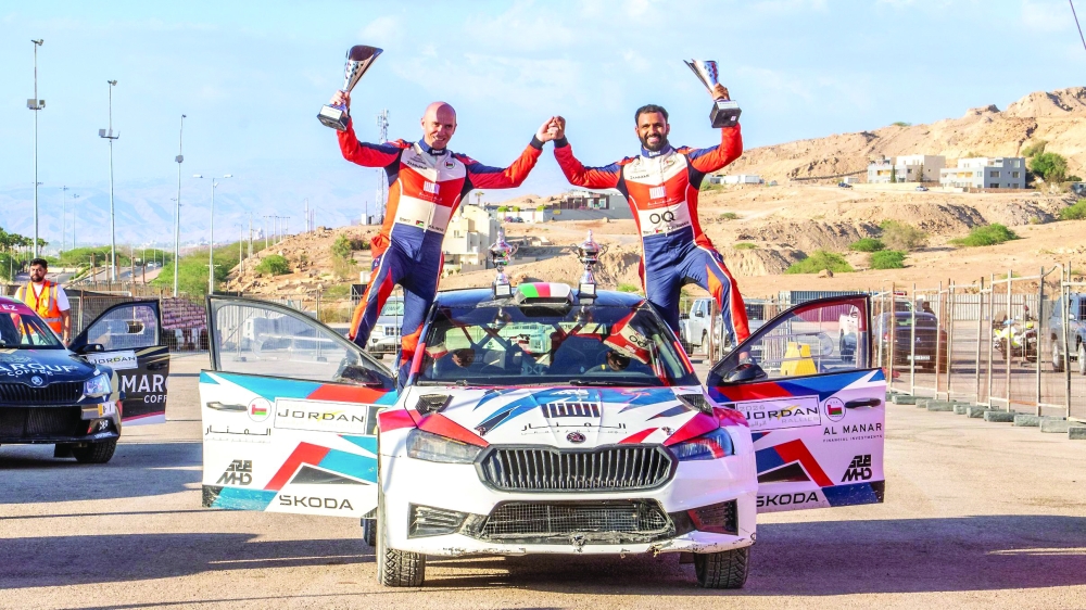 Abdullah al Rawahi and co-driver Atta al Hamoud led all six stages of the rally by a comfortable margin thanks to their fault-less performance.