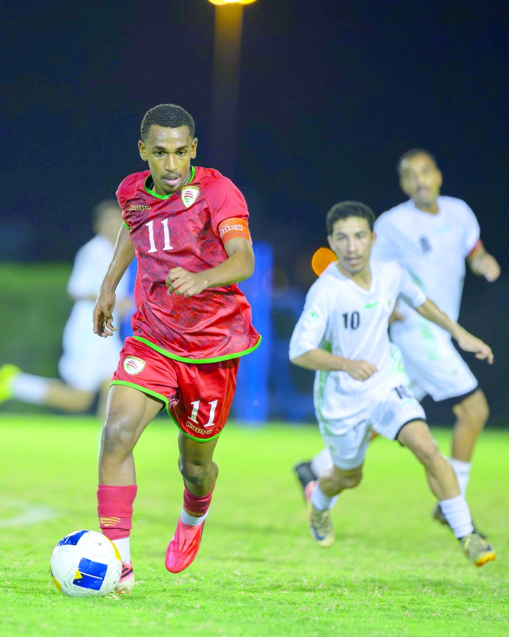 Young Red Warriors go through their training drills during the ongoing camp in Muscat, which runs until September 24.
