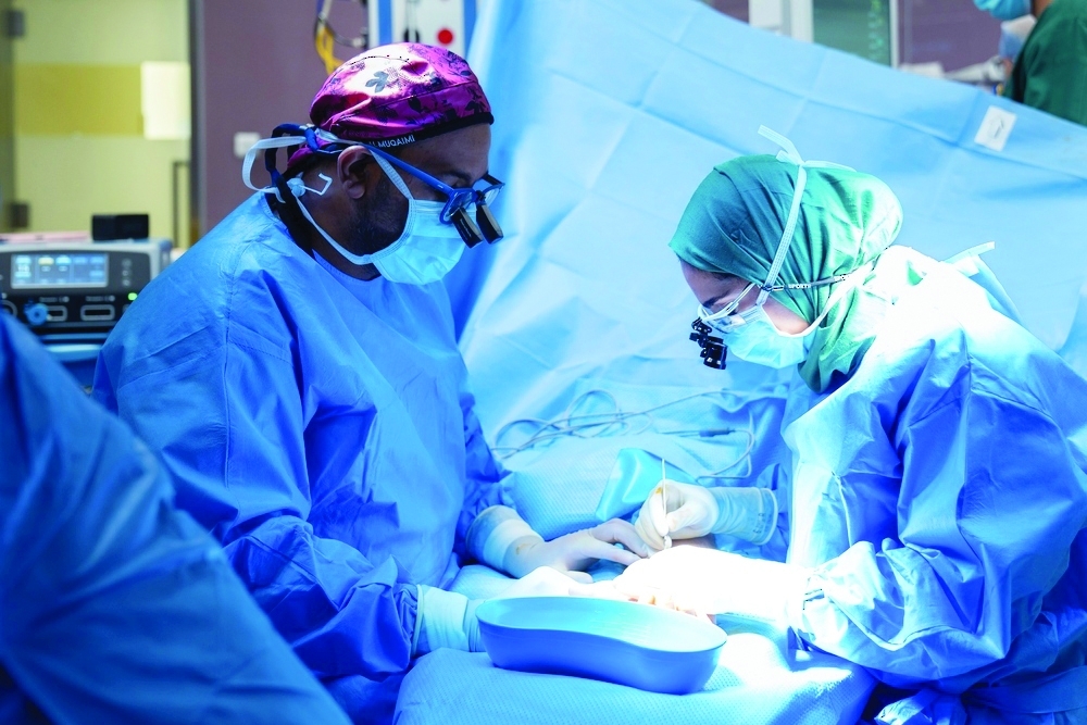 The team used advanced techniques in surgical planning and 3D printing.