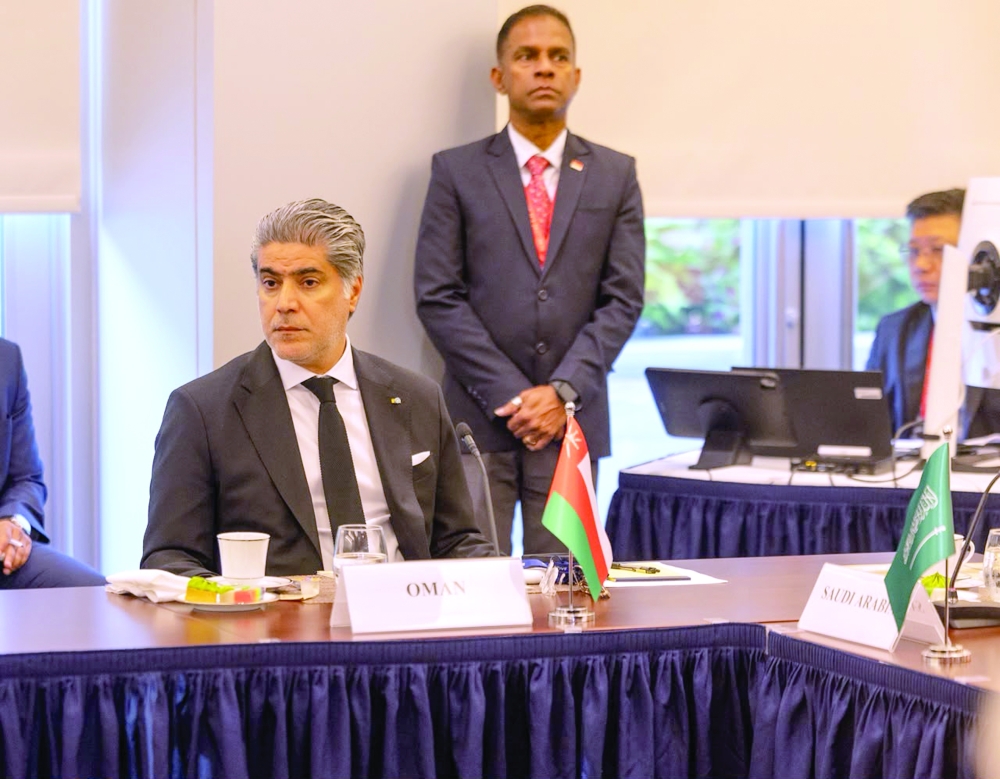 
 Oman was represented at the meeting by Talal bin Sulaiman al Rahbi, Ambassador of the Sultanate of Oman to the United States of America. — ONA 