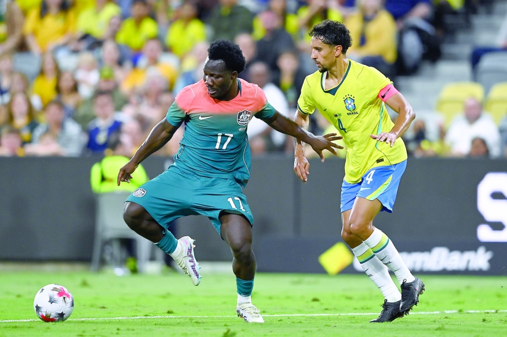 A superb free kick from Australian youngster Nestory Irankunda had looked enough to give the Socceroos an upset win.