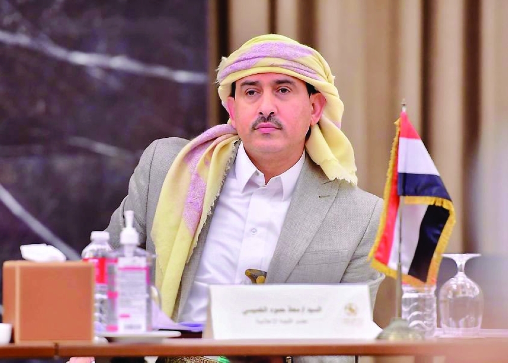Muadh al Khamisi, chairman of Yemen's media delegation.