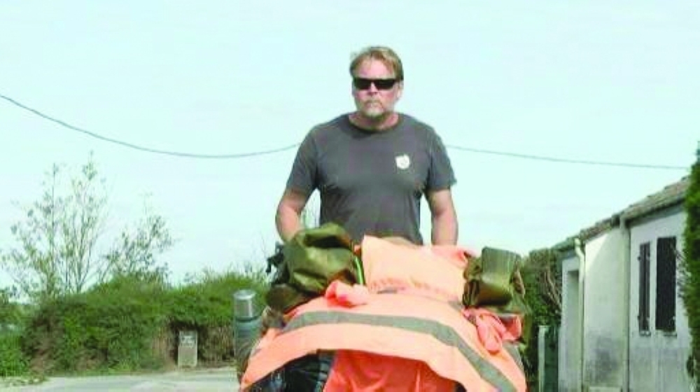 The 57-year-old had originally hoped to use a service corridor in the Channel Tunnel on foot, but he said the authorities seemed "set against" this idea.— AFP