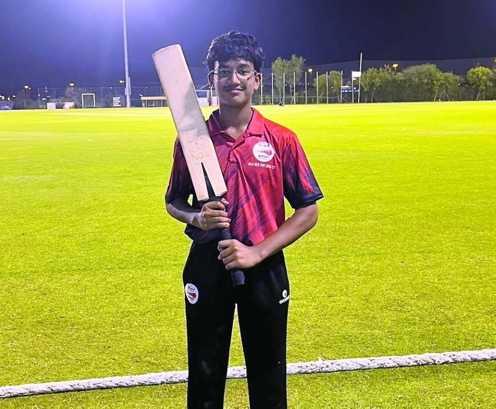 Shravan Kurup's innings included 20 fours and 11 sixes as OCA Red U19 cruised to a mammoth total of 511-5 in 50 overs.