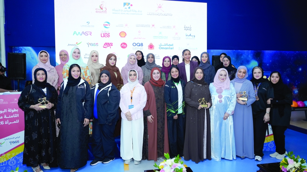 Guests and winners pose at the concluding ceremony.