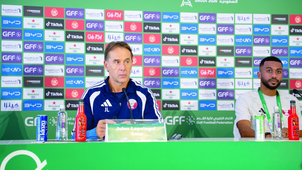 Qatar coach Julen Lopetegui insisted that the expected large Saudi crowd would provide motivation rather than pressure. 