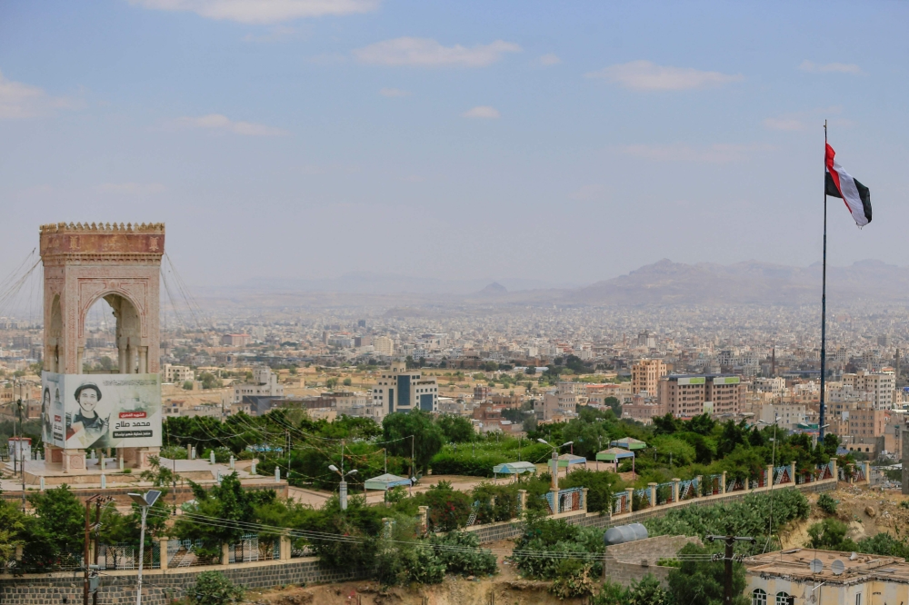 This photo shows a general view of the skyline in Yemen's capital Sanaa on October 2, 2026.