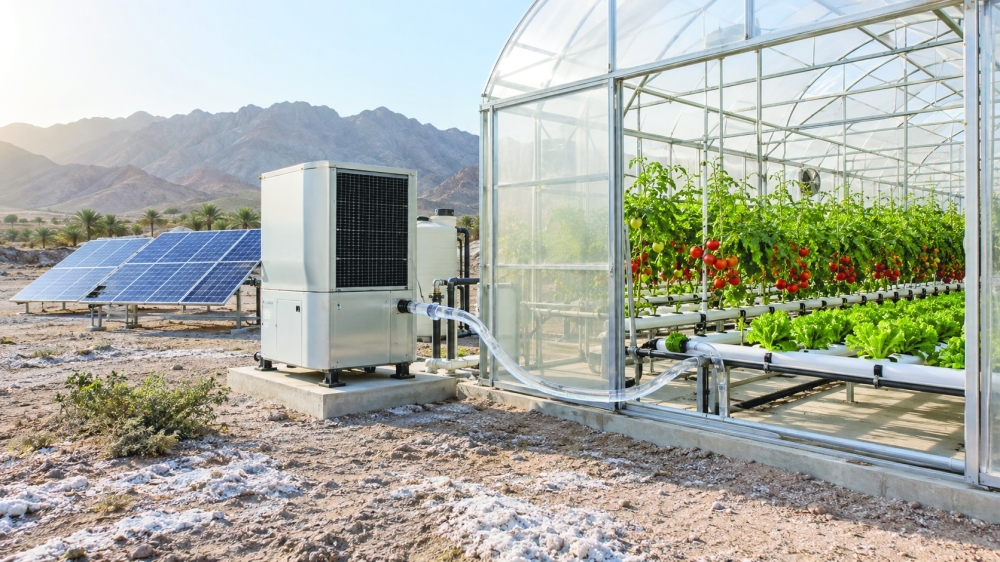 Depending on weather conditions and machine capacity, the systems were able to produce up to 40 or 100 litres of water per day.