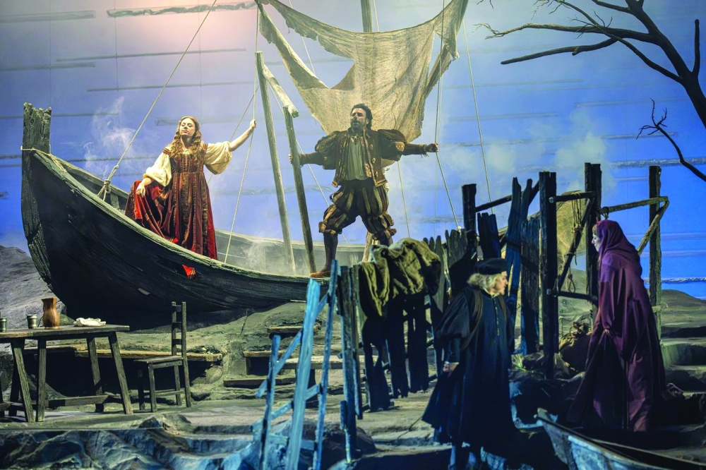 The opera examines the destructive nature of power and the consequences of unchecked desire.