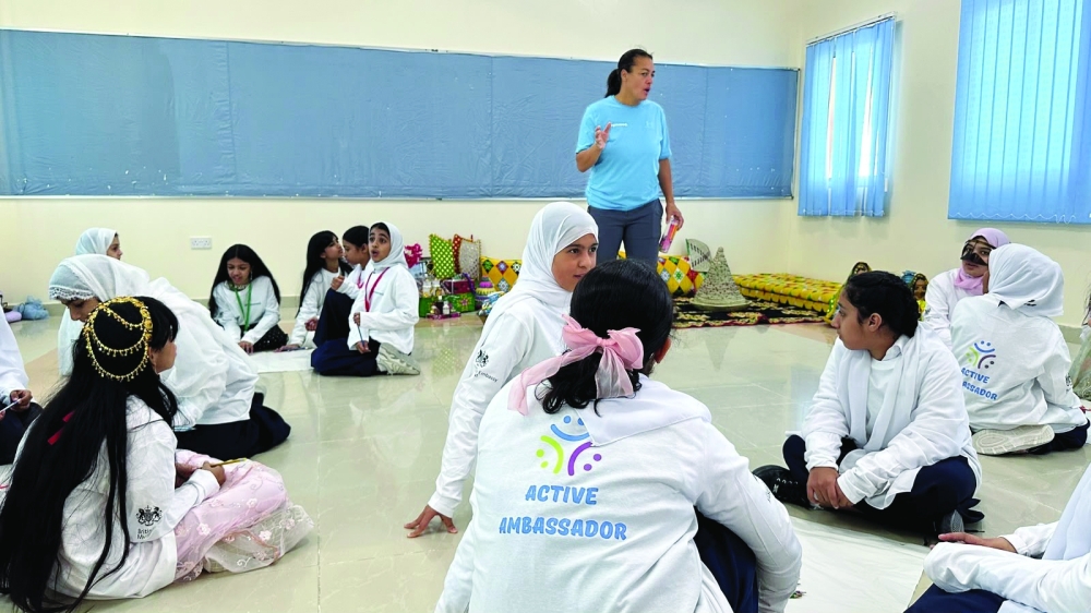 Participants engage in teamwork activities during the workshop.