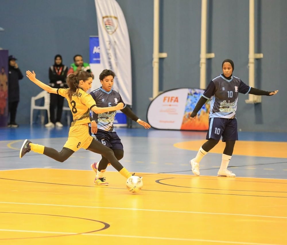 Players in action during the opening stage of the 2026/27 Women’s Futsal League.