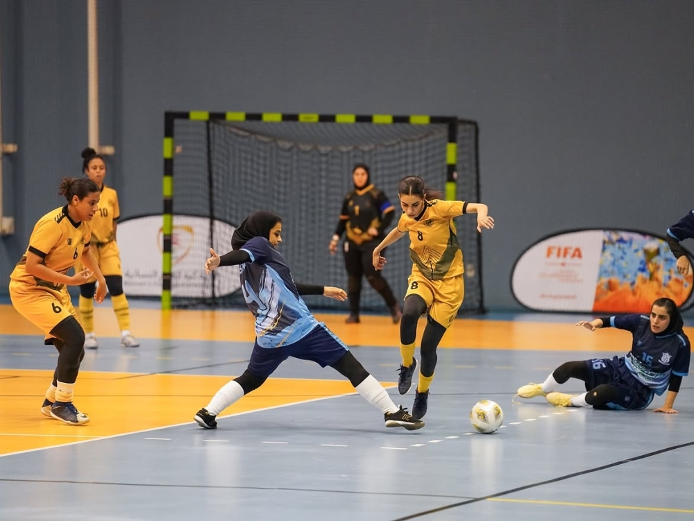 Players in action during the opening stage of the 2026/27 Women’s Futsal League.