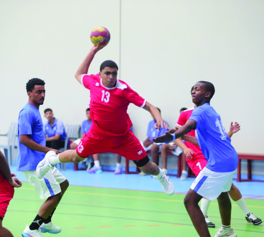Oman Club in action against Saham. — Faiza al Balushi