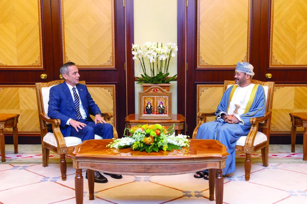 Badr with Huseyin Ergani, Turkiye Ambassador-designate.