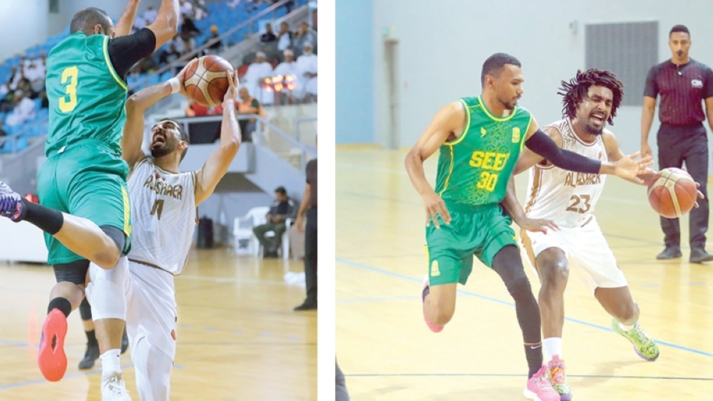 The men’s match will renew the rivalry between Al Bashayer and Seeb, who shared the major domestic honours last season.