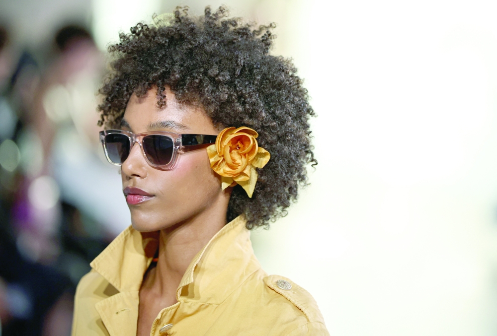 A model presents a creation for Agnes b Women's Spring/Summer 2027 collection. — Reuters