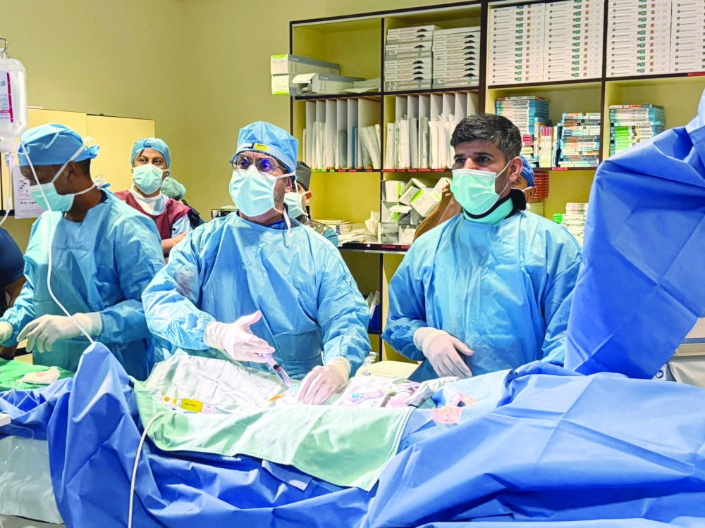 The procedure was carried out by a highly skilled Omani medical team. — ONA