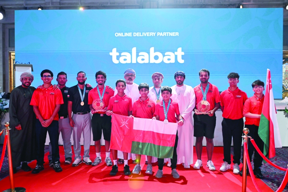 Oman’s young golfers proudly showcase the medals that marked a milestone for the sport.