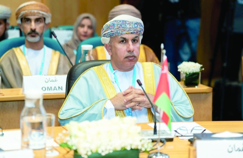 Oman’s delegation at the 73rd session of the WHO Regional Committee for the Eastern Mediterranean in Cairo. — ONA