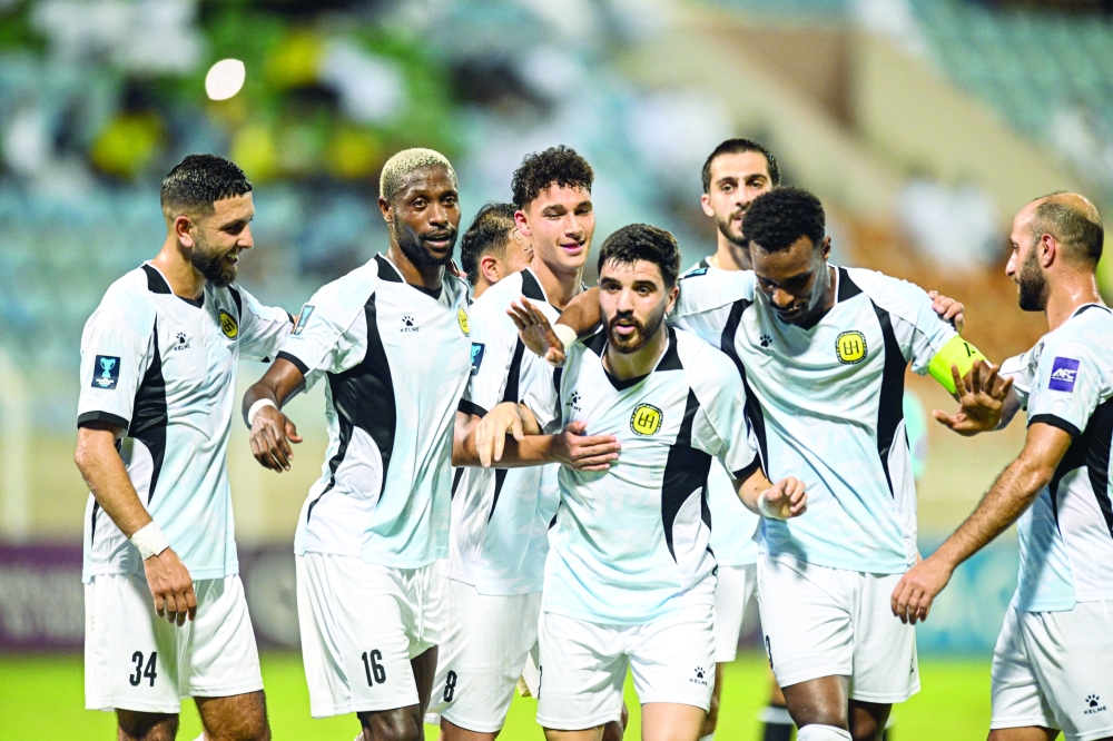 Aref al Haj scored a hat-trick to give Jordan’s Al Hussein a 3-0 victory at Seeb Stadium. — Abdulwahid al Hamadani 