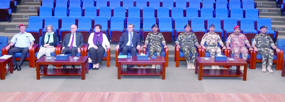 Dr Mohammed bin Nasser al Zaabi with German delegation led by Dr Géza Andreas von Geyr.