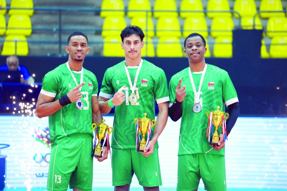 Omani players also collected three individual awards in recognition of their performances.