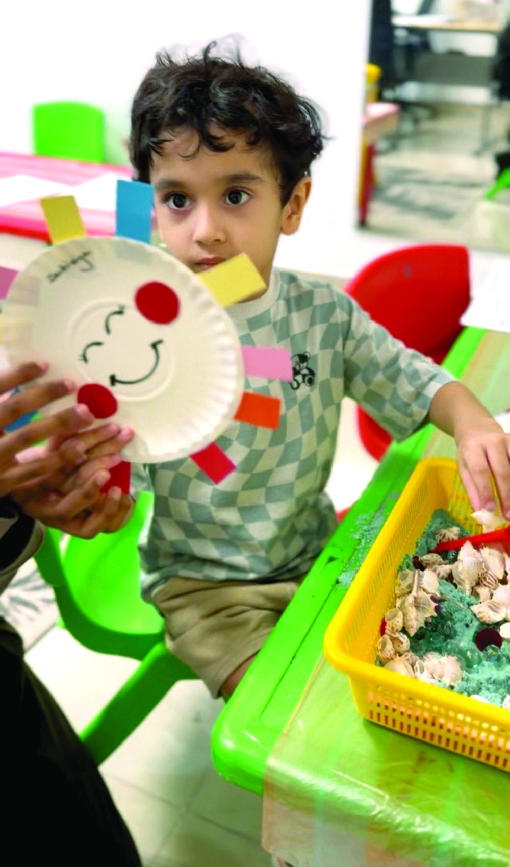 
Zakariya’s sunshine creation is a burst of colour, creativity, and little-hand magic for Week 3 
at Gentle Adventures. 