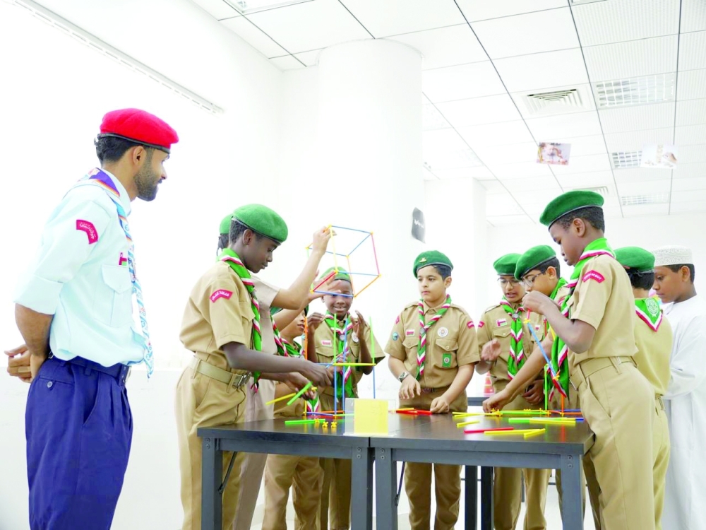 The scouting event demonstrates how modern technology can be used to develop young people's capabilities.