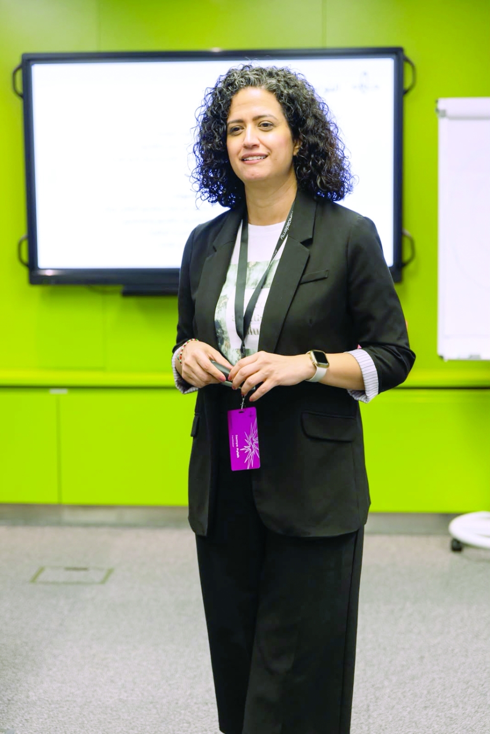Samia Mohammed Ayesh, journalist and digital media trainer