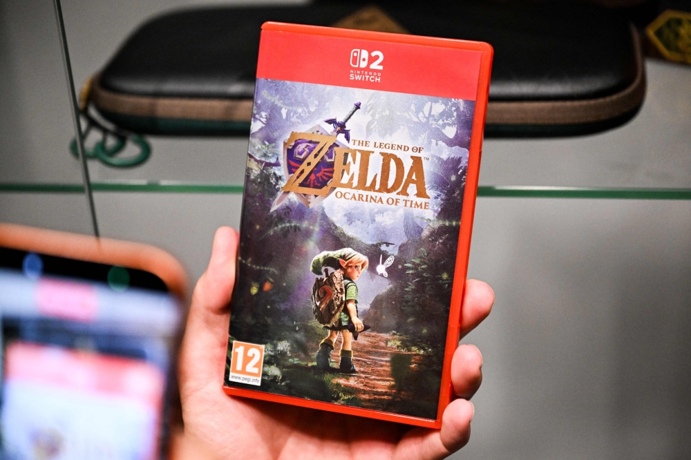 The launch forms part of Zelda's 40th anniversary celebrations— AFP