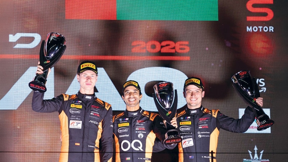 Al Harthi maintained his composure and duly took fifth from the Aston.