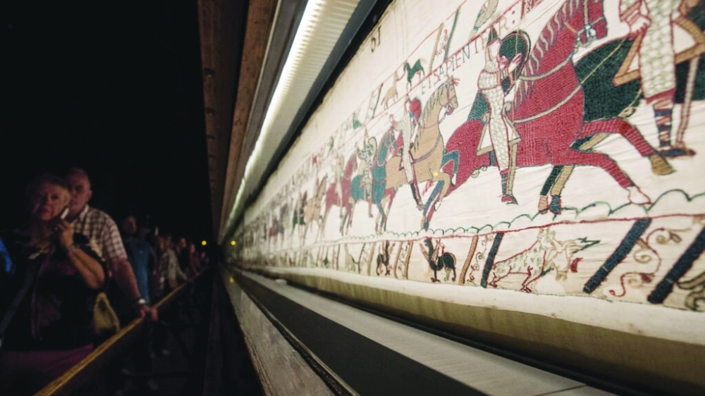 The Bayeux Tapestry dates from around 1077. — AFP