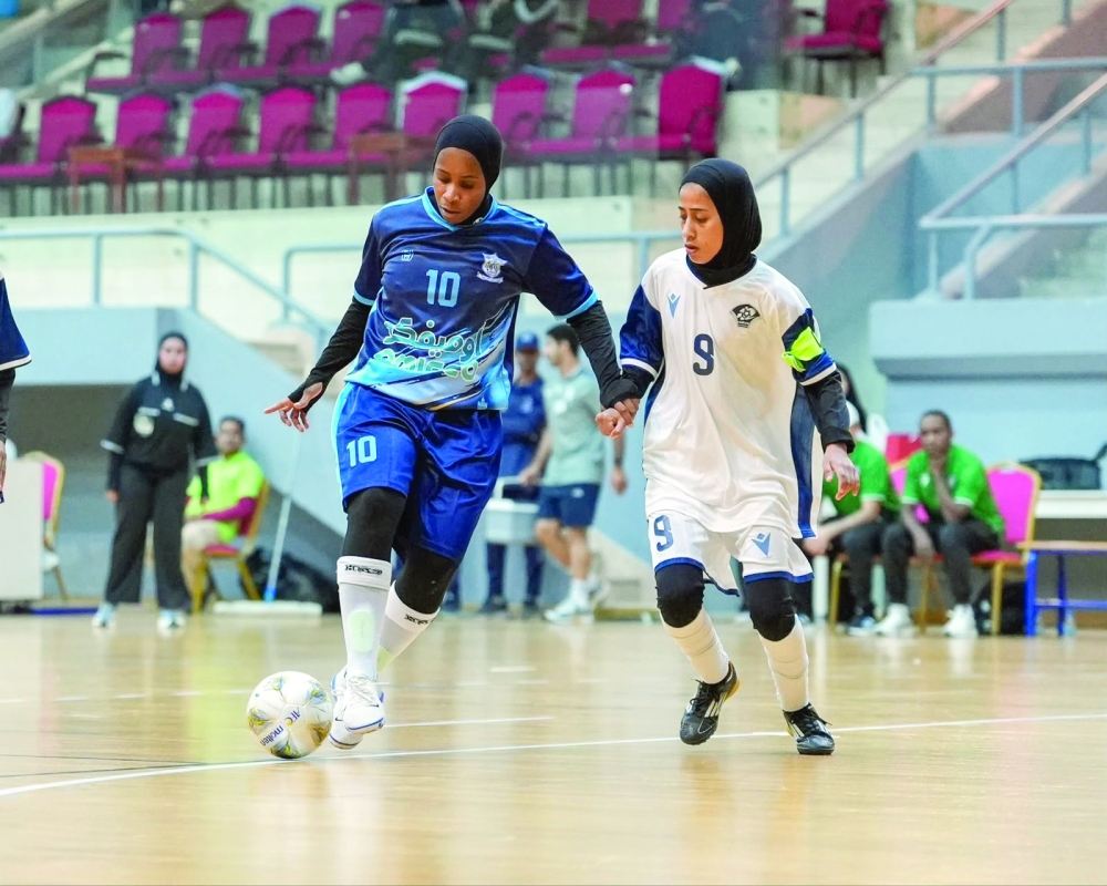 Qurayat and Masirah secured victories in the second round of the second stage of the Women’s Futsal League.