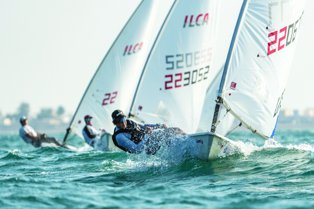 Oman’s Khaled bin Yahya al Sarihi retained the Optimist lead, while Bahrain’s Dawood Abdullah moved to the top of ILCA 7.