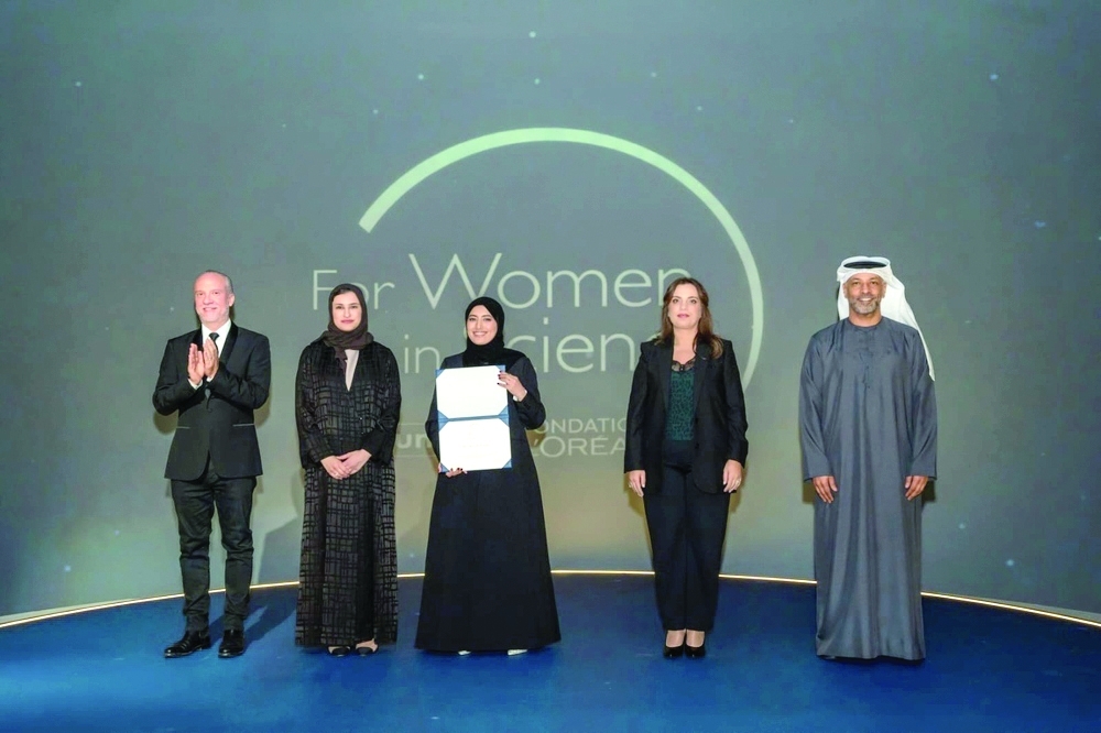 The recognition was awarded for her research project on the topic of 'Transforming Waste into Useful and Sustainable Resources'. — ONA