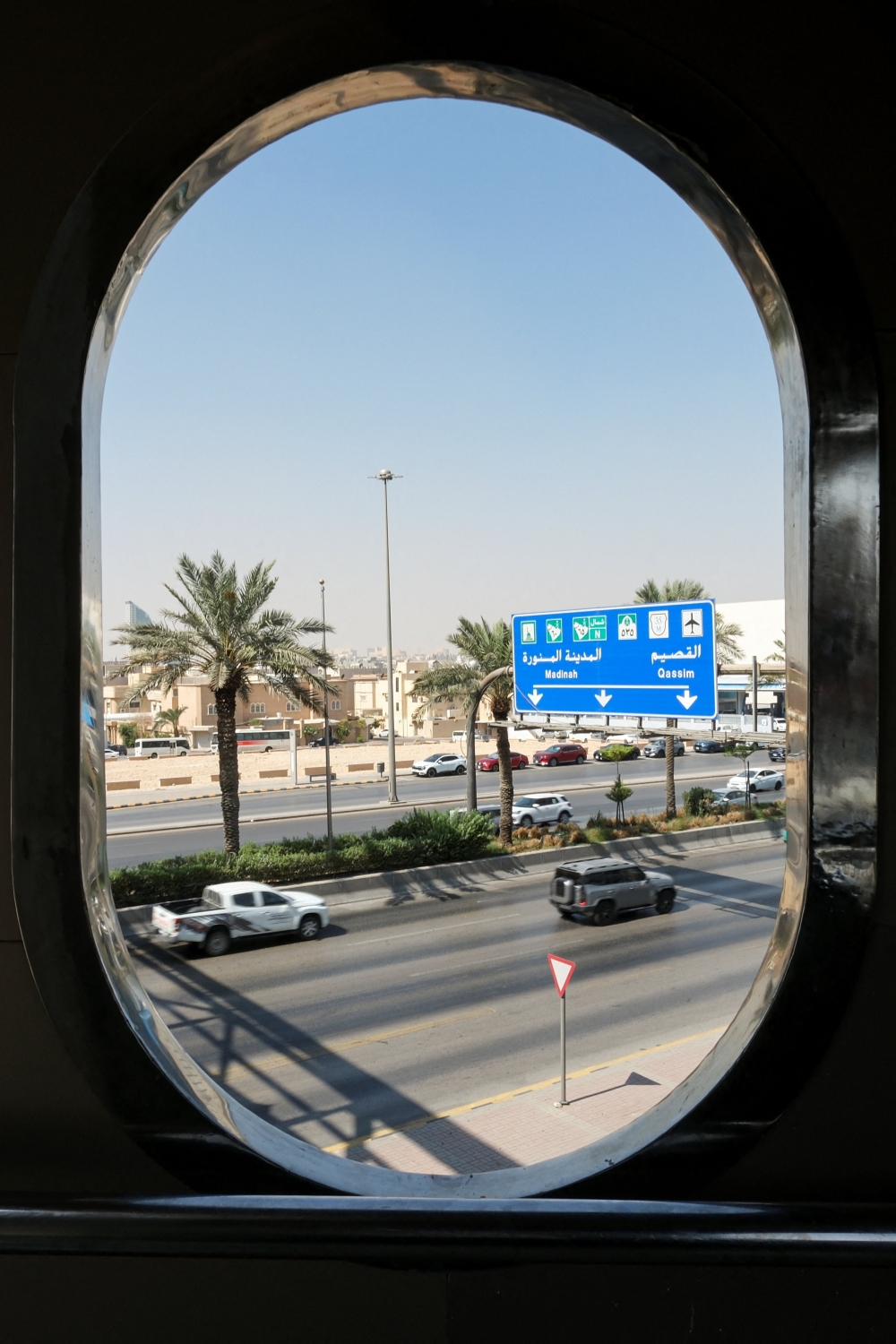 Vehicles travel along a road in Riyadh, Saudi Arabia, October 22, 2026
