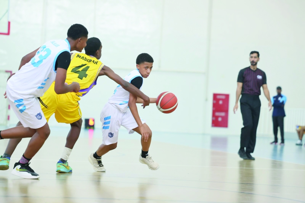 Salalah and Masirah players in action. — Ammar al Musafir