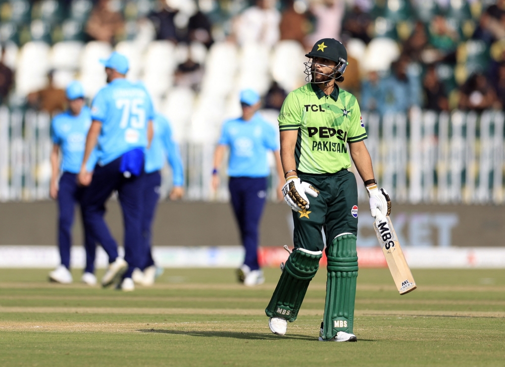  
Pakistan's Salman Agha  