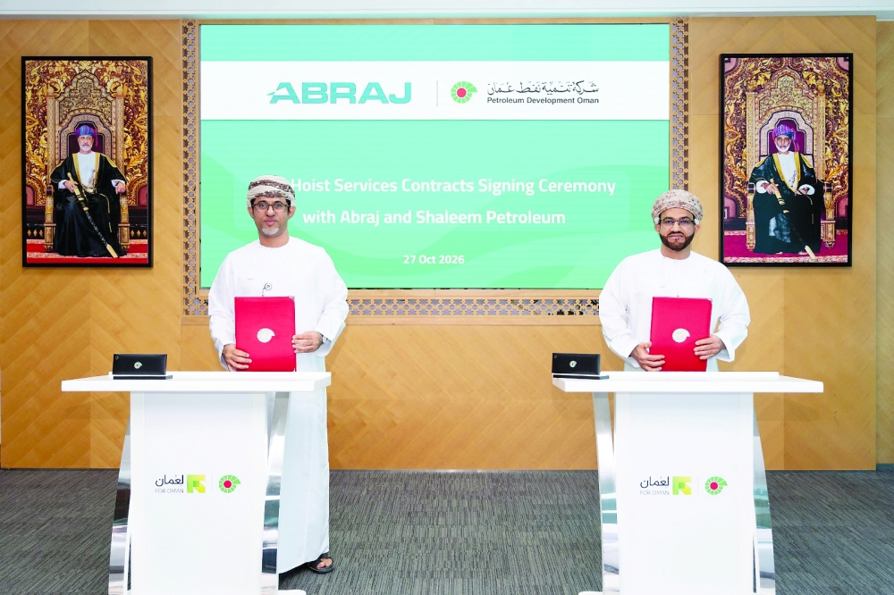 The contracts cover 15 hoist units supporting well intervention and servicing operations, with nine awarded to Abraj and six to Shaleem.