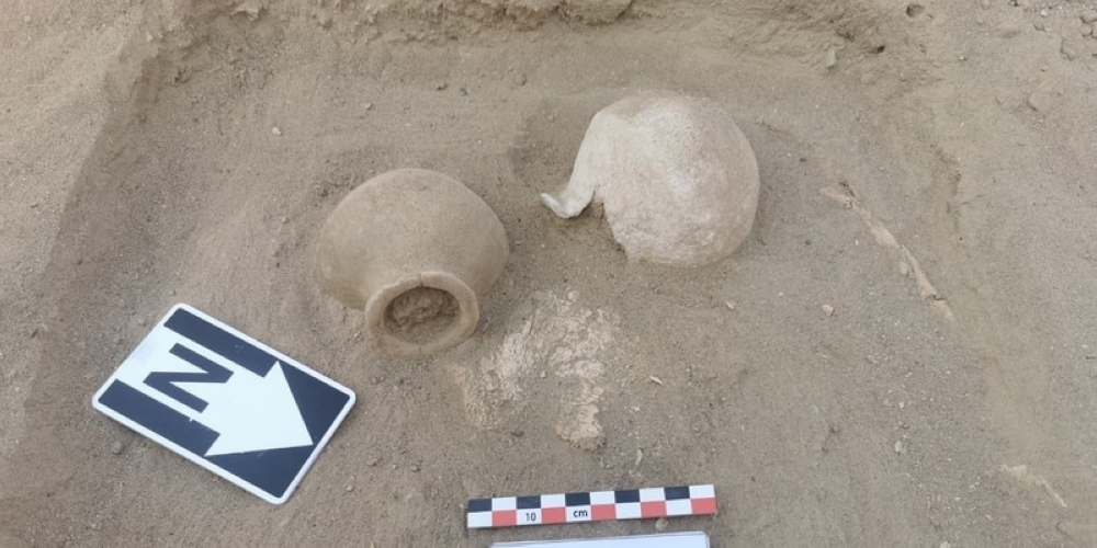 The excavations were part of an archaeology operation at an ancient burial site within Al Aynain.