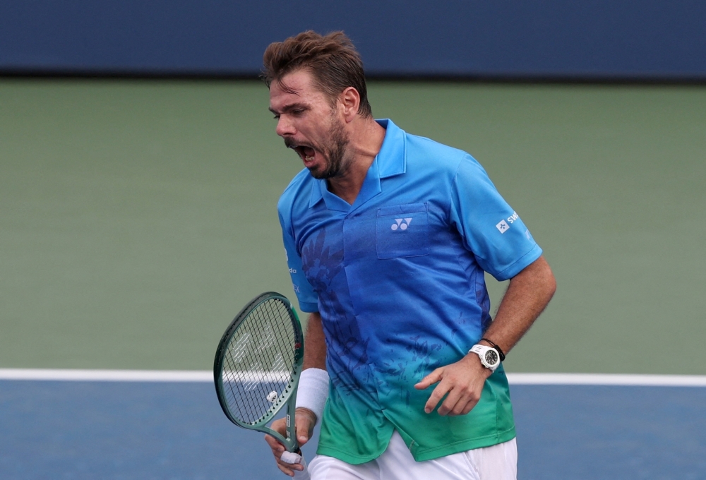  
Switzerland's Stan Wawrinka  