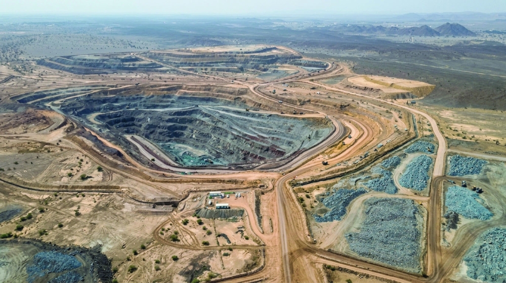 Bird's eye view of Al Wash-hi Majaza mine. Picture courtesy: Alara Reources