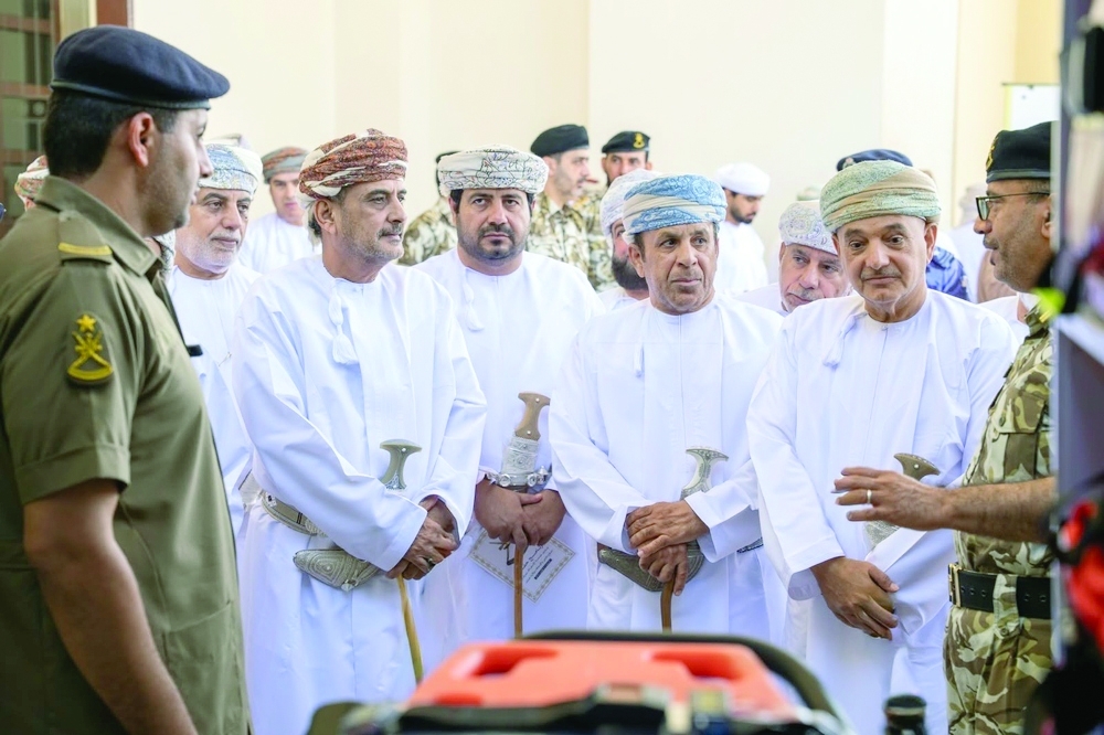 The inauguration ceremony was held under the auspices of Shaikh Musallam bin Ahmed al Maashani, Wali of Dhank