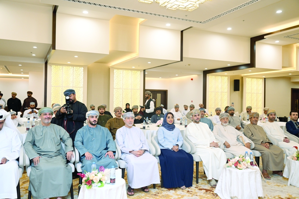 Dignitaries during the press conference at Wyndham Garden Muscat Al Khuwair. — Abdulwahid al Hamadani 