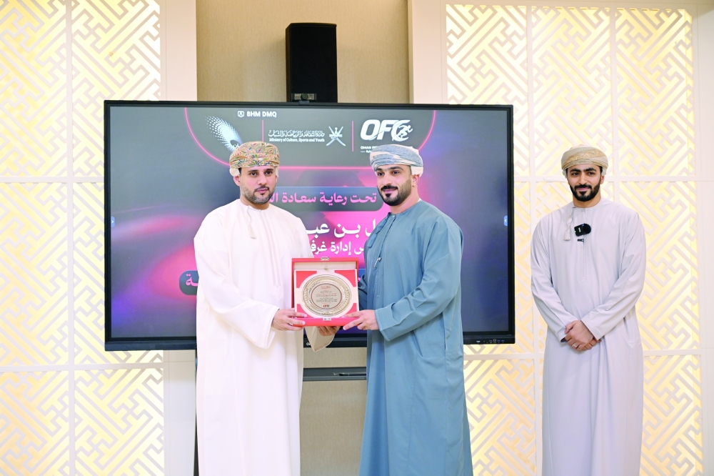 Ammar bin Salim al Hosni, Chairman of the Organising Committee, said the event reflected growing interest in fitness with the expansion of gyms and training groups. — Abdulwahid al Hamadani