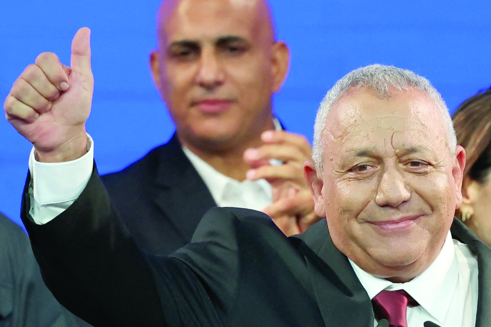 Yashar party leader Gadi Eisenkot