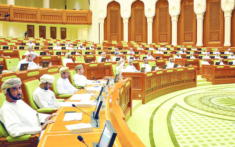 Majlis Ash'shura in session yesterday. - ONA