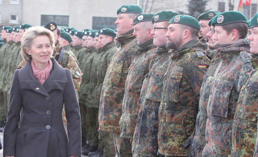Nato troops deployed in Lithuania